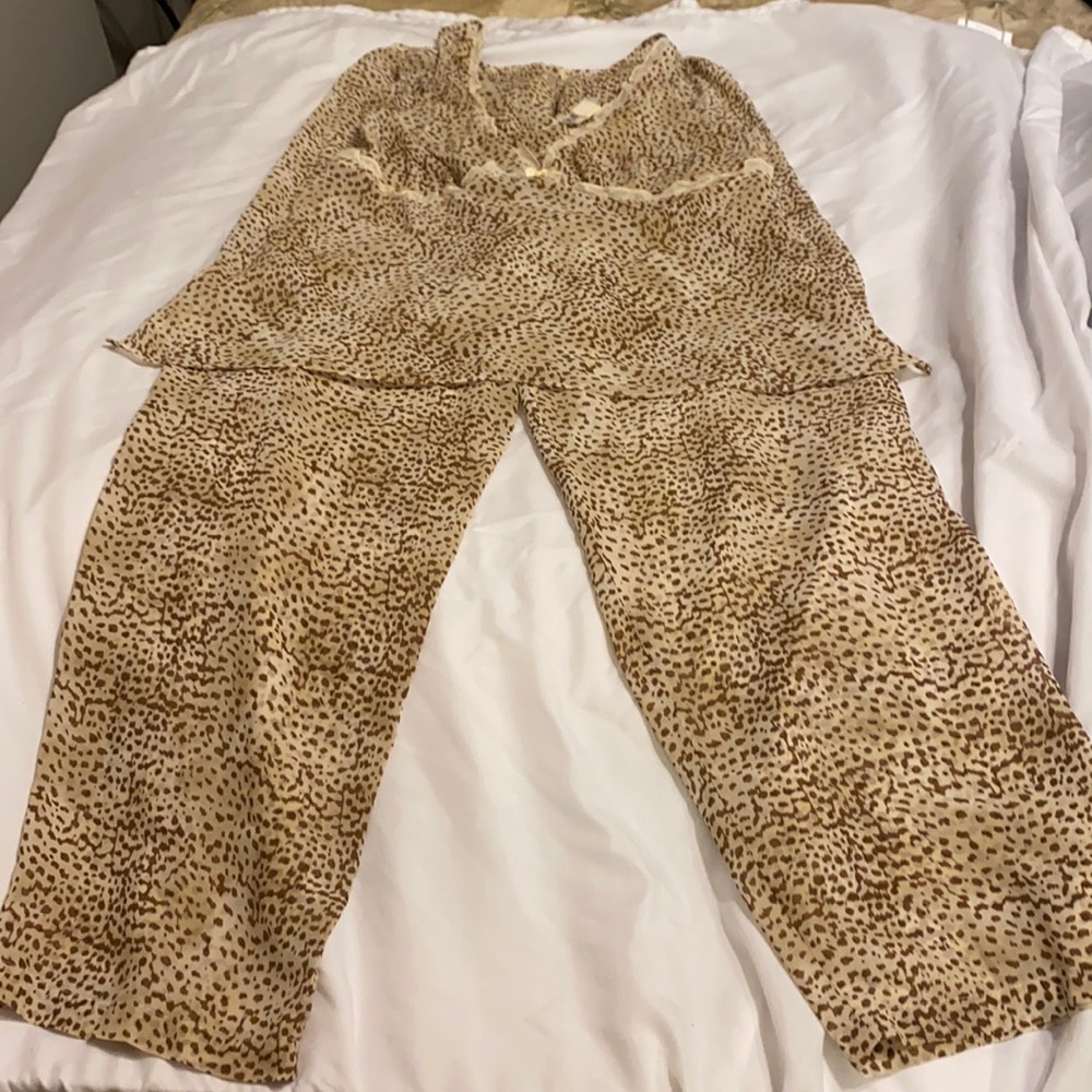 Sleep ware Size S Rayon EUC Tan/Brown